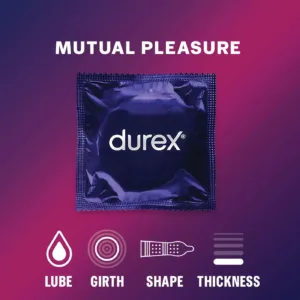 Durex Mutual Pleasure magömlés késleltető óvszer
