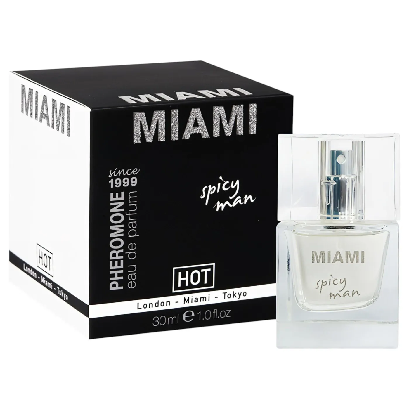 HOT Miami - feromon parfüm férfiaknak 30 ml HOT Miami feromon parfüm férfiaknak 30 ml