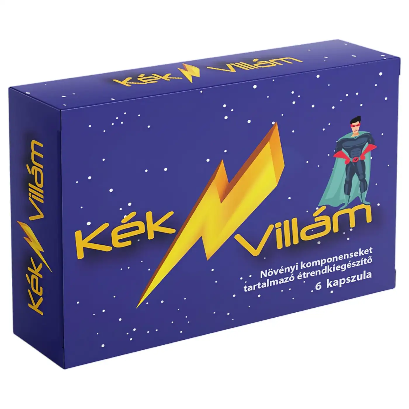 Kék Villám potencianövelő kapszula férfiaknak 6 db Kék Villám potencianövelő kapszula férfiaknak 6 db