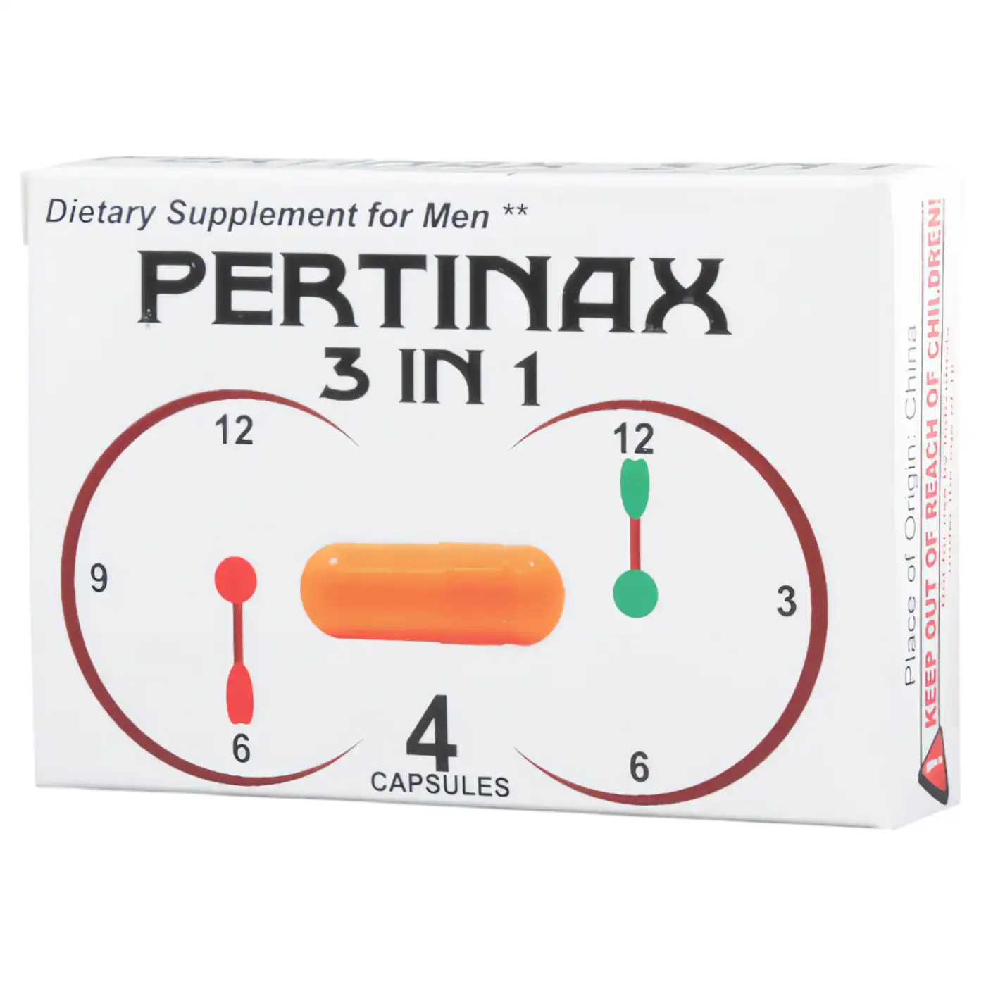 Pertinax 3in1 potencianövelő kapszula férfiaknak 4db Pertinax 3in1 potencianövelő kapszula