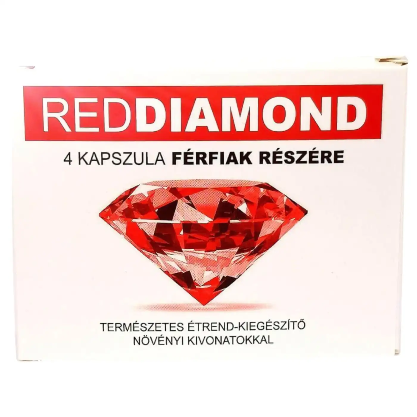 Red Diamond természetes potencianövelő férfiaknak 4 db Red Diamond természetes potencianövelő férfiaknak 4 db
