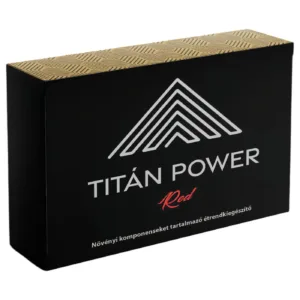 Titán Power Red potencianövelő kapszula férfiaknak 3 db