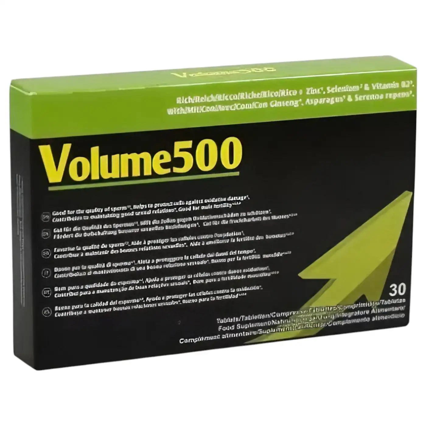 VOLUME 500 étrendkiegészítő kapszula férfiaknak 30 db VOLUME 500 spermanövelő kapszula férfiaknak 30 db