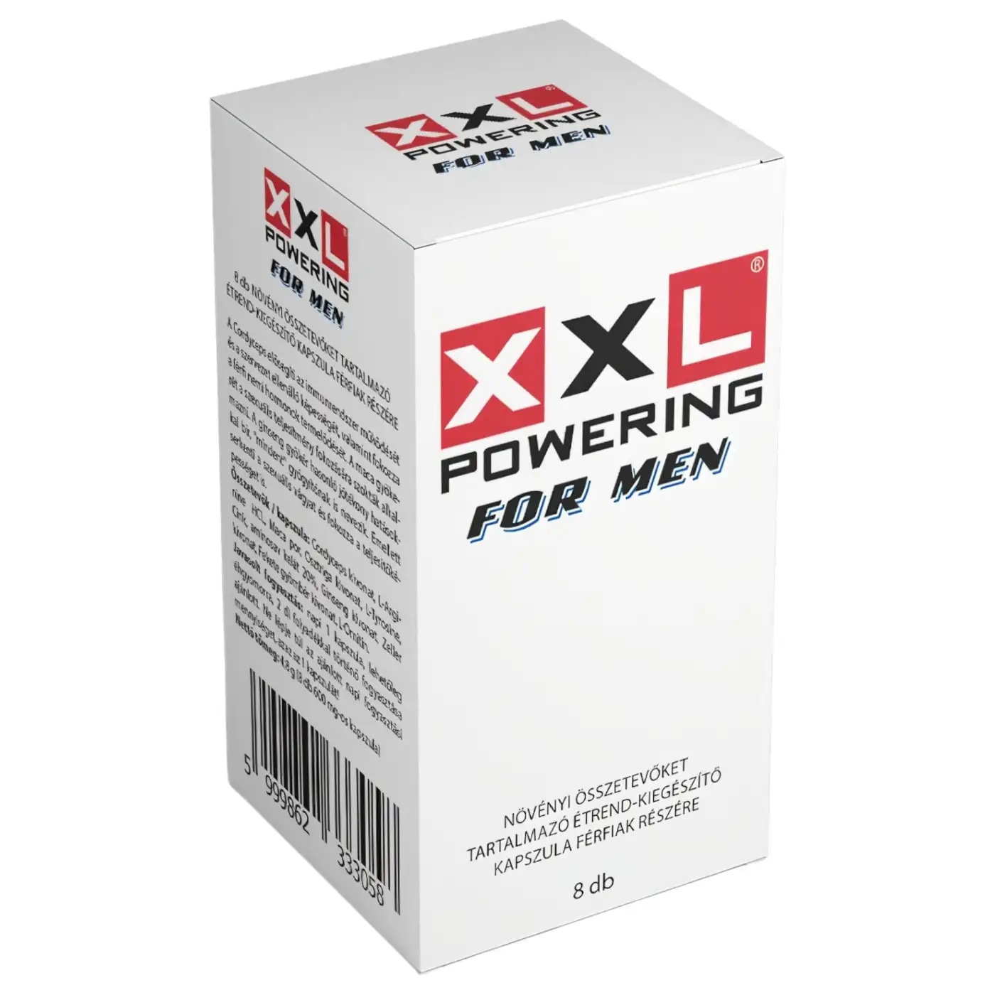 XXL Powering for Men - Étrendkiegészítő kapszula férfiaknak 8 db XXL Powering for Men étrend-kiegészítő kapszula férfiaknak 8 db
