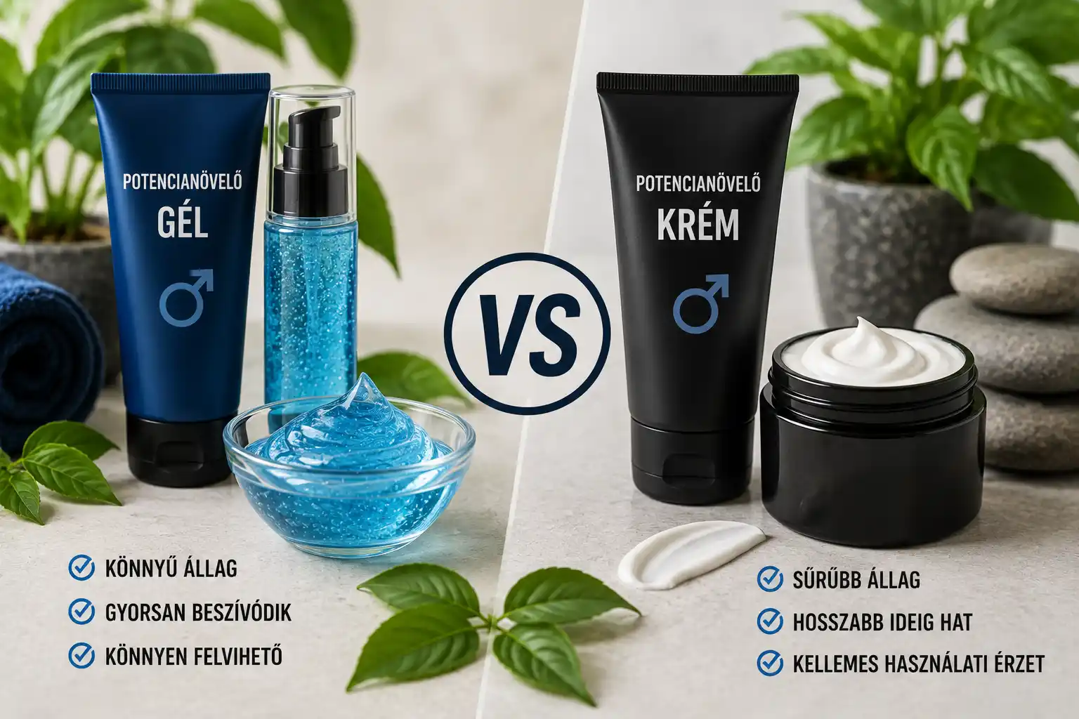 Potencianövelő gél vagy krém a jobb? - Mutatjuk!